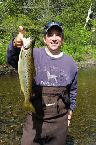 Lake trout fishing in Maine