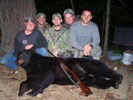 Maine guided blackbear hunting