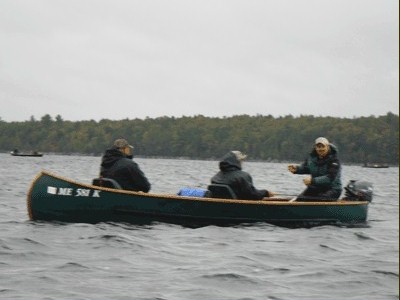 Chartered Maine fishing