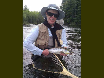 Lake trout fishing in Maine