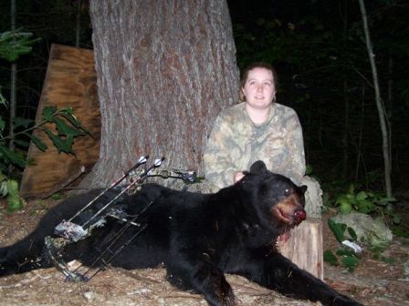 Maine guided bear hunting