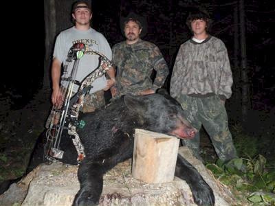Down east Maine guided bear hunt 
