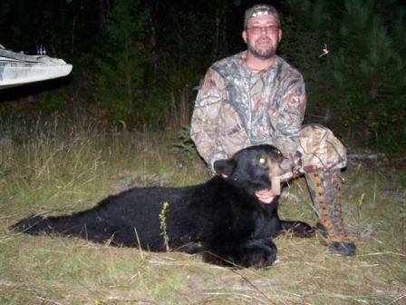 Maine guided blackbear  hunting