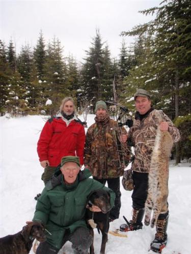 Maine guided bobcat hunts
